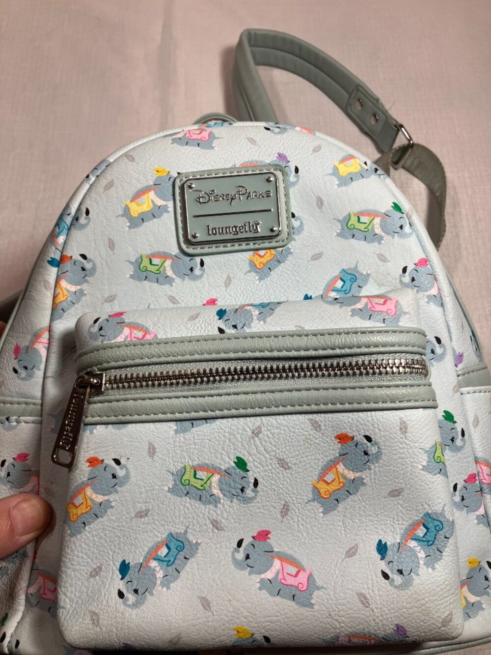 Loungefly Disney Parks Dumbo Ride/Attraction Mini Backpack EUC - Picture 10 of 14